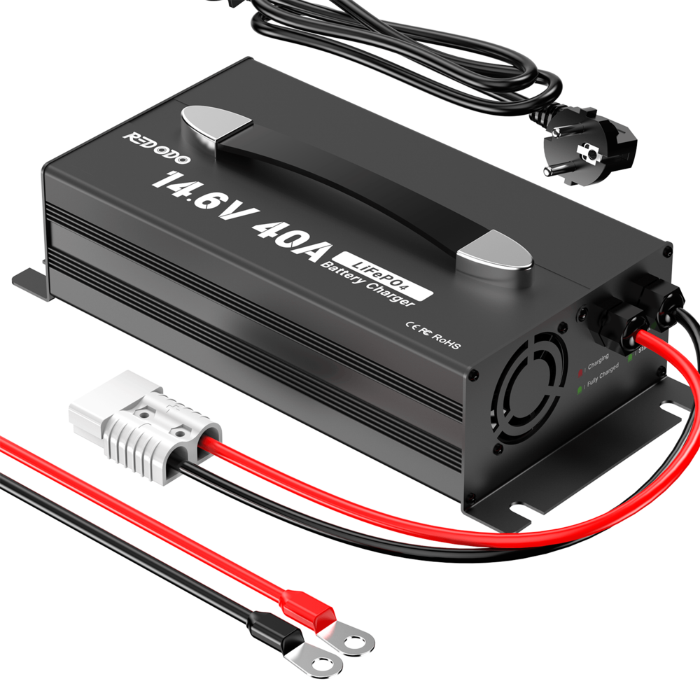 Redodo Chargeur De Batterie LiFePO4 14 6V 40A Avec Poign e Redodo Chargeur De Batterie LiFePO4 14 6V 40A Avec Poign e
