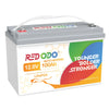 Redodo Batterie lithium LiFePO4 12V 100Ah Auto-Chauffage