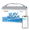 Redodo Batterie lithium LiFePO4 12V 165Ah avec bluetooth - Prot. basse temp.