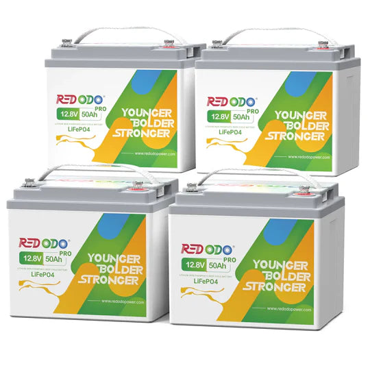 Redodo 12V 50Ah Batterie lithium LiFePO4