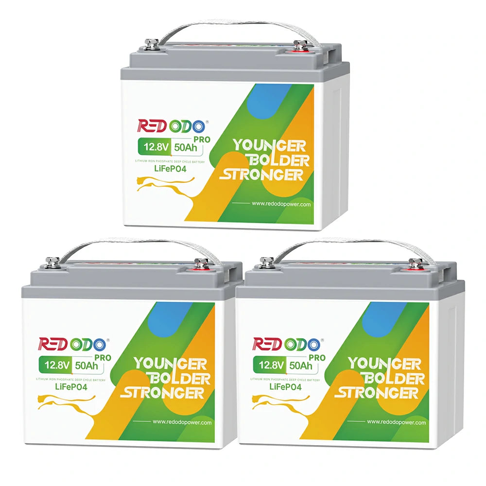Redodo 12V 50Ah Batterie lithium LiFePO4
