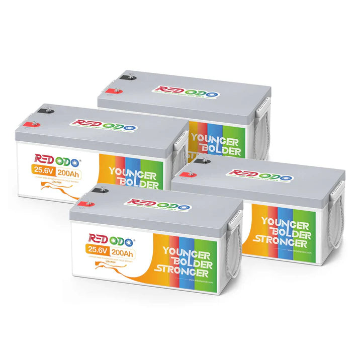 Redodo Batterie Lithium LiFePO4 24V 200Ah